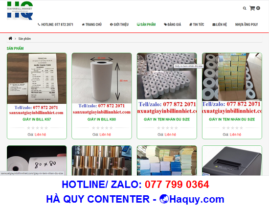 GIÁ WEBSITE BÁN HÀNG CHẤT LƯỢNG CHUẨN SEO