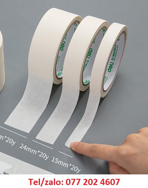 BĂNG KEO GIẤY 2 MẶT KHỔ 0.3CM, 0.5CM GIÁ RẺ