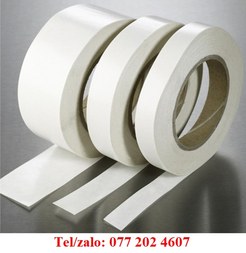 BĂNG KEO HAI MẶT TRẮNG GIÁ RẺ TẠI XƯỞNG
