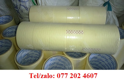 BÁN BĂNG KEO HAI MẶT GIẤY KHỔ 1F2 DÀY 18YD