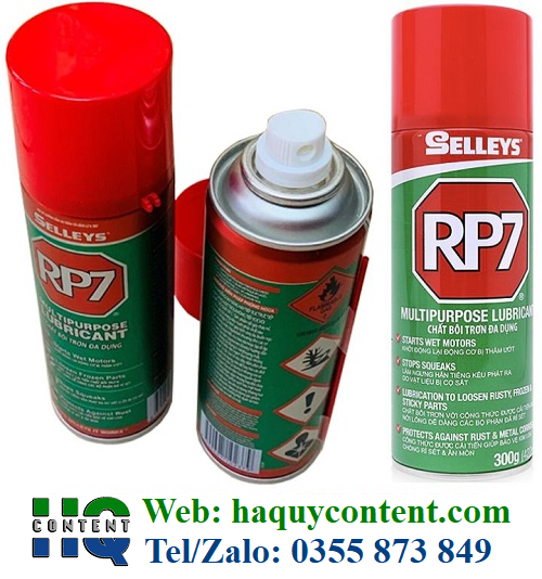 RP7 350G CHAI XỊT BÔI TRƠN BẢO DƯỠNG ĐỘNG CƠ XE MÁY