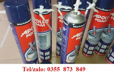BÁN KEO BỌT APOLLO FOAM 750ML /CHAI