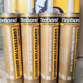 BÁN KEO DÁN GẠCH, TẤM ALU, VÁN GỖ CHÍNH HÃNG TITEBOND VÀNG
