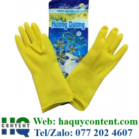 BẢNG BÁO GIÁ BÁN SỈ VÀ LẺ GĂNG TAY CAO SU HƯỚNG DƯƠNG