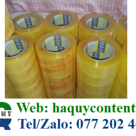 BĂNG KEO 200YARD ĐỘ DÍNH 50MIC GIÁ RẺ THỊ TRƯỜNG