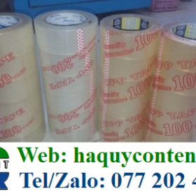 BĂNG KEO DÁN THÙNG CARTON, BĂNG KEO TRONG CÂY 1KG, 2KG
