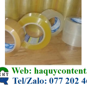 BĂNG KEO ĐÓNG THÙNG MÚT XỐP, DÁN THÙNG CARTON