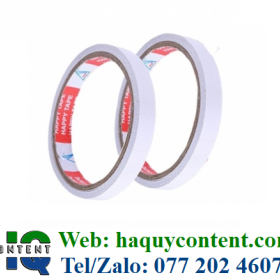 BĂNG KEO HAI MẶT GIẤY KHỔ 0.3CM, 0.5CM, 1CM THEO YÊU CẦU
