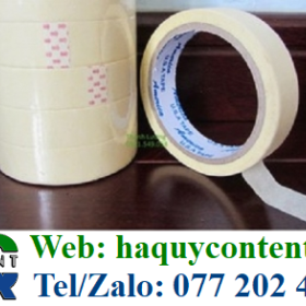 BĂNG KEO HAI MẶT TRẮNG CẮT THEO YÊU CẦU KHÁCH HÀNG
