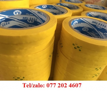 BĂNG KEO MÀU VÀNG CÁC LOẠI GIÁ RẺ