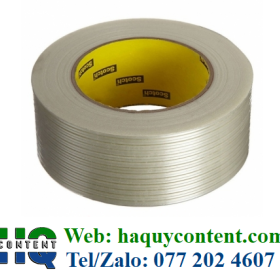 BĂNG KEO SỢI THỦY TINH 1 SỌC