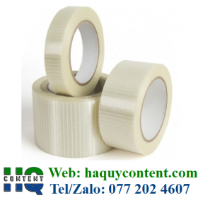 BĂNG KEO SỢI THỦY TINH TRONG SUỐT CUỘN 45M GIÁ RẺ
