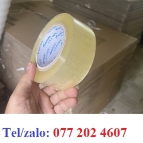 BĂNG KEO TRONG CUỘN 200YD NẶNG 1,8 LÕI 4LI DÁN DÍNH TỐT