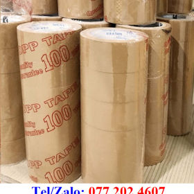 BĂNG KEO TRONG GIÁ RẺ, 100YARD, 200YARD ĐỘ DÍNH 50MIC CHUẨN