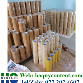 BĂNG KEO TRONG NẶNG 1KG2 ĐỘ DÍNH 50MIC GIÁ RẺ