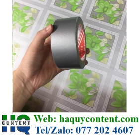 BĂNG KEO VẢI MÀU XÁM