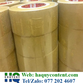 BĂNG KEO VÀNG ĐỤC DÁN THÙNG XỐP 300YD SIÊU DÍNH