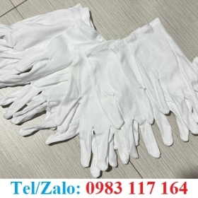 BAO TAY BẢO HỘ TRẮNG COTTON GIÁ TỐT CHẤT LƯỢNG