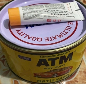 BỘT MATIT TRÉT SẮT, GỖ HỦ 1KG 2 THÀNH PHẦN 