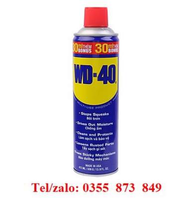 CHAI TẨY RỬA GỈ SÉT WD- 40 PHÂN PHỐI TẠI BÌNH TÂN