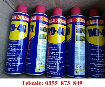 CHAI TẨY RỬA GỈ SÉT WD -40 PHÂN PHỐI TẠI HÓC MÔN