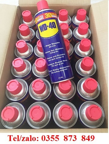 CHAI TẨY RỬA GỈ SÉT WD -40 PHÂN PHỐI TẠI TÂN BÌNH