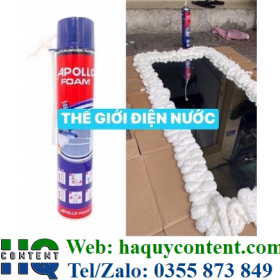 CHẤT BỌT NỞ AB 2 THÀNH PHẦN BƠM TRÁM CHỐNG ỒN, CHỐNG VA ĐẬP