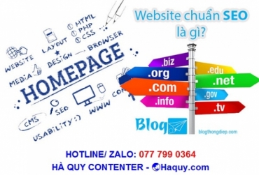 CHUYÊN TƯ VẤN THIẾT KẾ WEBSITE CHUẨN SEO