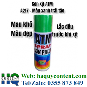 CÔNG TY CHUYÊN CUNG CẤP SỈ SƠN XỊT ATM XANH LÁ, XANH TÁO