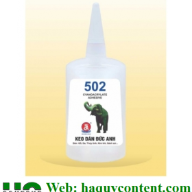 CUNG CẤP SỈ KEO 502 DÁN SẮT, GỖ, NHỰA GIÁ RẺ