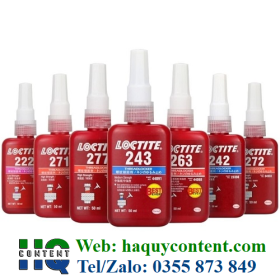 CUNG CẤP SỈ KEO KHÓA REN CHỐNG RUNG BULONG, ỐC VÍT LOCTITE