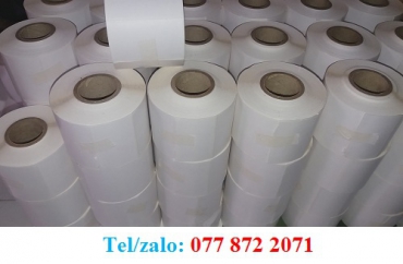 Cung Cấp Sỉ Lẻ Giấy In Tem Nhãn, Loại 2 Tem 1 Hàng