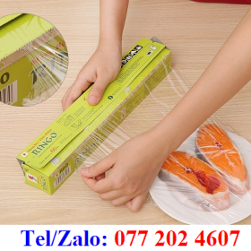 CUỘN MÀNG BỌC THỰC PHẨM RINGO 35CMX300M CÓ DAO CẮT GIÁ SỈ