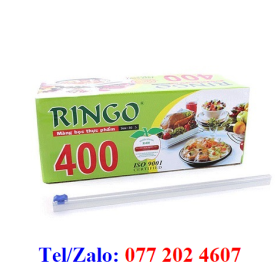 CUỘN MÀNG BỌC THỰC PHẨM RINGO 40CMX300M CÓ DAO CẮT GIÁ SỈ