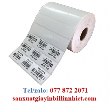 CUỘN TEM IN MÃ VẠCH GIÁ RẺ ( 3 X 5CM)