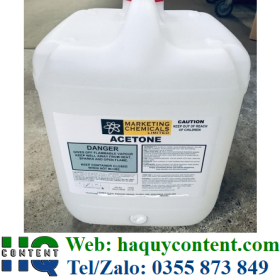 DUNG DỊCH TẨY RỬA VẢI ACETONE