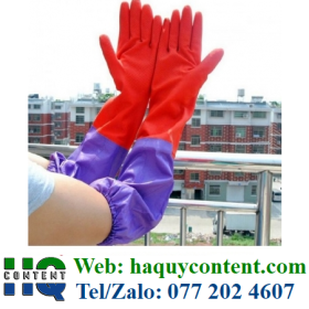 GĂNG TAY CAO SU LOẠI DÀI GIÁ BÁN SỈ VÀ LẺ