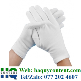 GĂNG TAY COTTON TRẮNG BÁN SỐ LƯỢNG SỈ VÀ LẺ