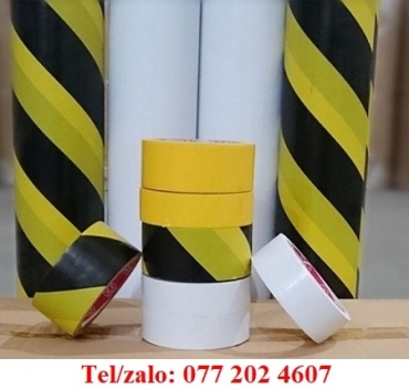 GIÁ BĂNG KEO DÁN NỀN 3M, BĂNG KEO SỌC VÀNG ĐEN