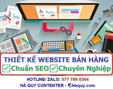 GIÁ WEBSITE BÁN HÀNG CHẤT LƯỢNG CHUẨN SEO