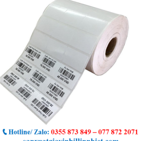 GIẤY IN MÃ VẠCH 3 TEM GIÁ TỐT CHO CÔNG TY