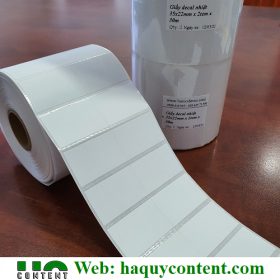 GIẤY IN NHIỆT DÁN LY TRÀ SỮA 4X3CM, 5X3CM GIÁ RẺ