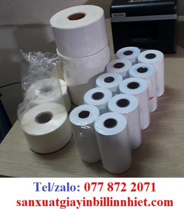 GIẤY IN NHIỆT K57 ( QUY CÁCH ỨNG DỤNG)