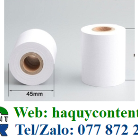 GIẤY IN NHIỆT K80 CHẤT LƯỢNG, IN RÕ ĐẸP