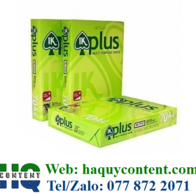 GIẤY IN PHOTOCOPY ,IK PLUS 70, IK PLUS 80