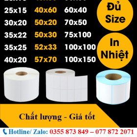 GIẤY IN TEM NHIỆT GIÁ RẺ