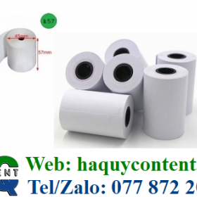 GIẤY NHIỆT CUỘN 57 X38 GIÁ RẺ
