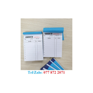 GIẤY ORDER 1 LIÊN