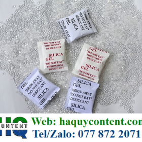 GÓI CHỐNG ẨM SILICAGEL TÚI VẢI, CÓ DÂY TREO