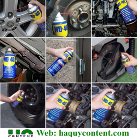 WD – 40 BÃO DƯỠNG LOẠI BỎ BỤI BỂN, DẦU MỠ